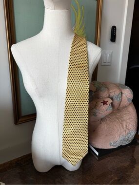 Lauren Ralph Lauren Yellow Silk Tie
